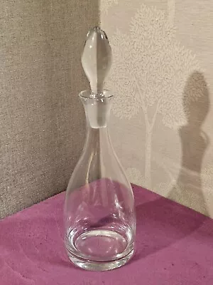 Buy Large 1 Litre Modern Glass Decanter With Original Stopper • 4.99£