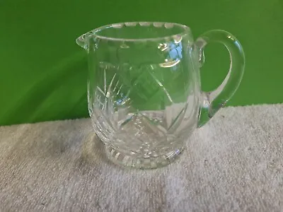 Buy Small Cut Crystal Glass Jug Vintage Retro. Striking Pics Don't Do Justice. • 9£
