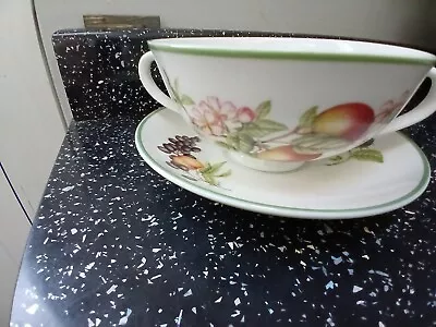 Buy Marks And Spencer Ashberry Soup Coupe And Saucer • 16£
