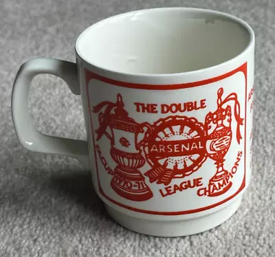 Buy Arsenal FC 1970-1971 Double Winners Ceramic Mug By Carrigaline Pottery Ireland • 14.99£