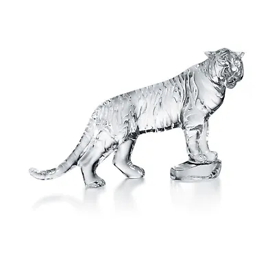 Buy Baccarat Crystal Roaring Bengal Tiger Clear Figurine #2814562 Brand Nib Save$ Fs • 2,557.43£