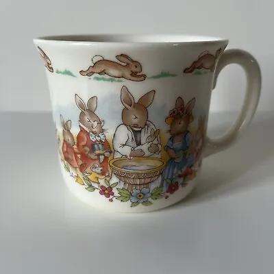 Buy Royal Doulton Pottery Bunnykins Christening Cup Mug Childrens China Nursery Ware • 4.99£