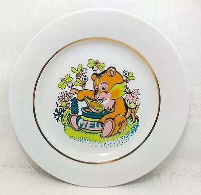 Buy Vintage Soviet Porcelain Children’s Plates Fairy Tale  BEAR. WINNIE POOH  USSR • 8.53£