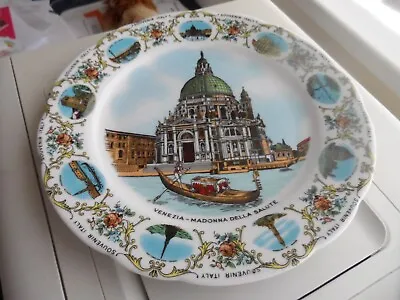 Buy Venezia Madonna Della Salute Plate - Vintage Venetian Souvenir Plate • 2.99£