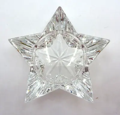 Buy Waterford Crystal Star Pillar Candle Holder #A1 • 12.99£