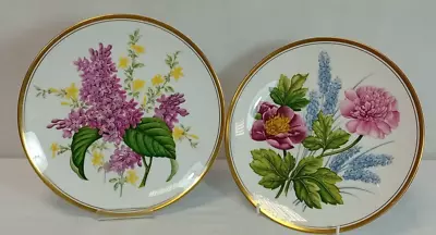 Buy SPODE Garden Flowers Collectible Decorative Plates No.3 Lilac & No.4 Peony • 9.99£