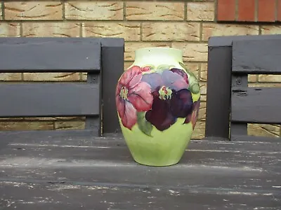 Buy Moorcroft  Pottery  Clematis On Yellow Design Vase • 130£