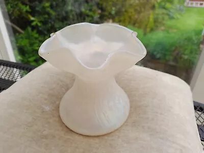 Buy Art Nouveau Possibly Loetz Iridescent Opaline Art Glass Vase. • 14.50£