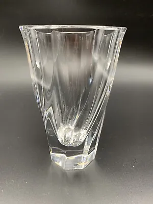 Buy ORREFORS Crystal Vase Sweden Signed Swirled 6  Tall • 42.69£