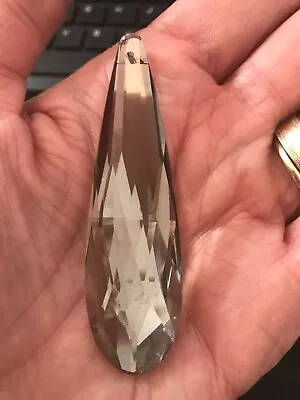 Buy 1 Large  75mm Crystal Cut Glass Prism Chandelier Hanging Pendant Suncatcher • 4.95£
