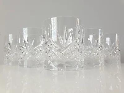 Buy 5 X Crystal Whiskey Tumbler Glasses High Quality Set • 29.99£