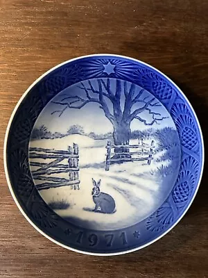 Buy Royal Copenhagen |  Hare In Winter  7.25  Decorative Plate | Denmark | 1971 • 5.99£