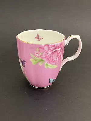 Buy Royal Albert Miranda Kerr Pink Friendship 400ml Tea Coffee Mug Butterflies - 1st • 33£