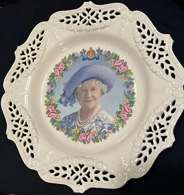 Buy Royal Creamware Commemorative Plate Queen Elizabeth 100  Birthday, Aug 4th, 2000 • 19£