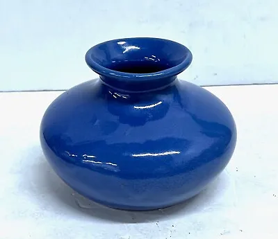Buy Bauer Vintage Plain Ware Vase  Dodger  Blue California Pottery • 380.37£