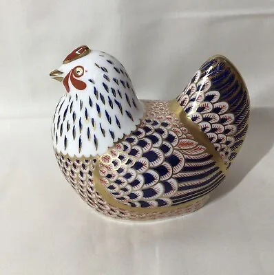 Buy Royal Crown Derby English China Hen Chicken Paperweight Figure • 49.95£