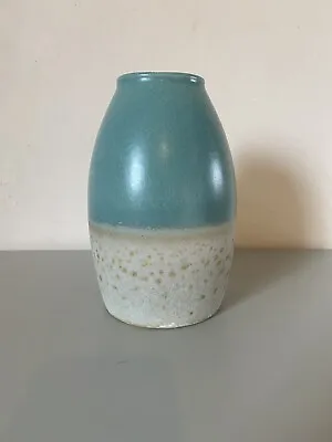 Buy Amano Scheurich | Vintage German Pottery  Vase | Blue-Green Textured | 629-18 • 25£