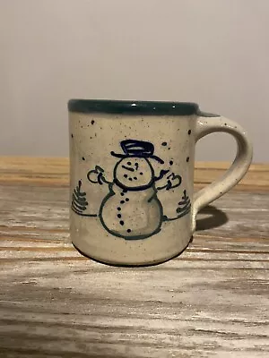 Buy Great Bay Pottery Snowman Winter Snowflakes Mug Rye, NH 4  Stoneware EUC • 16.32£