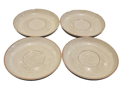 Buy Set Of 4 Vintage Rare DENBY Fine Stoneware Handcrafted SAUCER Collectable 14.99p • 14.99£
