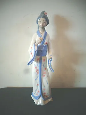 Buy Casades Porcelain Geisha Girl Spain Statue Figurine Japanese Style Like Lladro • 84.88£