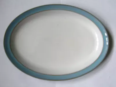 Buy Denby Colonial Blue Oval Plate Platter Second Quality Good Used Condition J • 25.99£