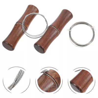 Buy Stainless Steel Cutting Cable Pottery Clay For Kids Mud Wooden Handle • 7.98£