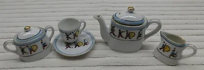 Buy Vintage Miniature Marching Band Tiny Tea Set Made By Noritake China Hand Painted • 37.99£