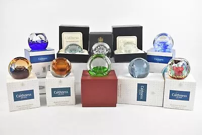 Buy Collection Of Caithness Glass Paperweights In Original Boxes Royal Memorabilia • 49.99£