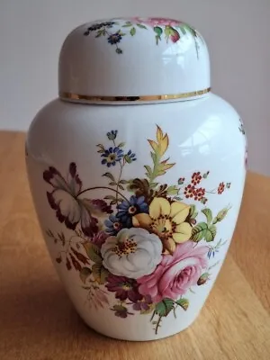 Buy HAMMERSLEY Fine Bone China Floral Ginger Jar Pot • 6£