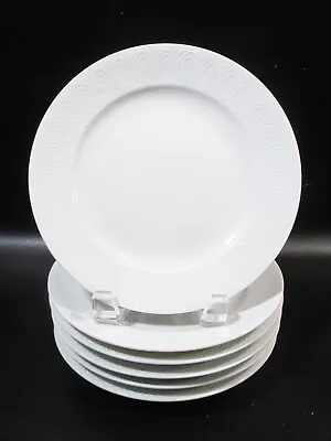 Buy Midcentury Royal Copenhagen Axel Salto White 6 Salad Plates Danish Modern • 62.42£