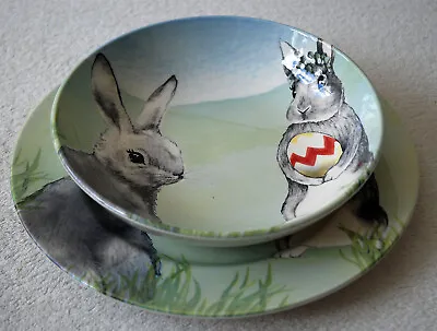 Buy Royal Stafford Easter Mummy And Bunny Dinner Plate 28cm / Pasta Bowl 22cm Choose • 8£