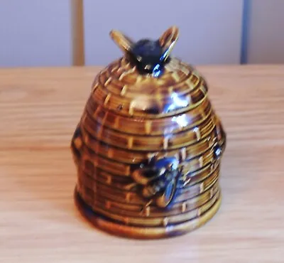 Buy Vintage Decorative Lidded Pottery Bee Hive Honey Pot • 4.99£