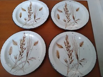 Buy 4 Midwinter Stonehenge Wild Oats 7 Inch Side Plates In Excellent Condition  • 11.50£