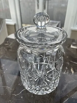 Buy Glass Cut Crystal Lidded Jar • 27.99£