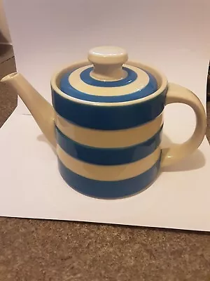 Buy Vintage T G Green Black Shield Blue White Cornish Ware Teapot, Excellent, • 25£