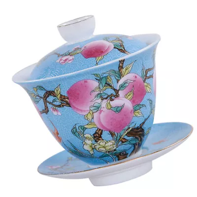Buy China Traditional Teacup Flower Tureen Chinese Glass Japanese Tea Gift • 18.49£