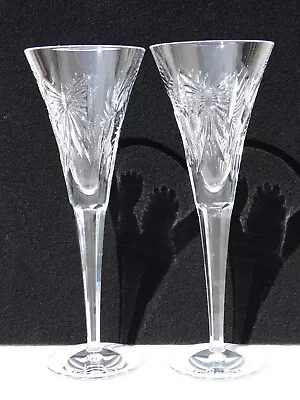Buy Pair Of Waterford Crystal Millenium Champagne Flute Glasses • 49£