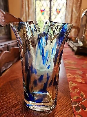 Buy SEA Sweden Renate Stock Blue Green Vase Scandinavian Glass • 33.61£