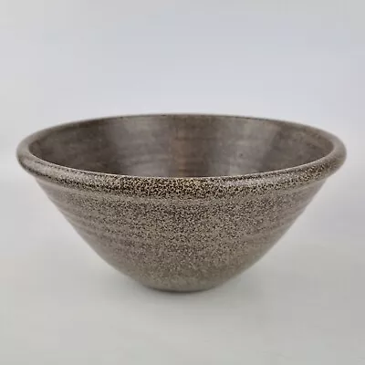 Buy Made In Cley Studio Pottery Bowl With Grey Speckled Decoration 24.3cm • 79£