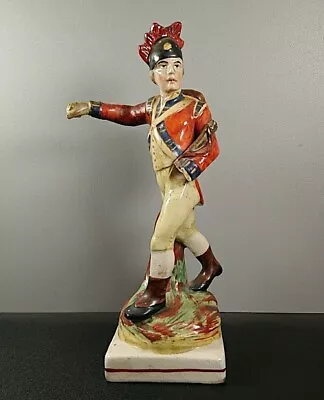 Buy Antique Staffordshire Figurine Soldier Man Figure English 19th C 21cm Tall • 124£