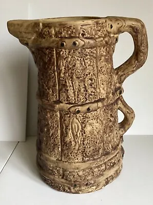 Buy HILLSTONIA STONEWARE - 11”/28cm VERY LARGE 2 HANDLED JUG. COLLECTABLE VINTAGE  • 9£