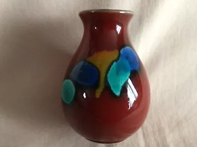 Buy Poole Pottery Vintage Small 9.5 Cm High Odyssey Living Glaze Vase In Good Used. • 24.99£
