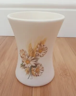 Buy Purbeck Ceramics Swanage Flower Bud Vase Harvest Daisy And Wheat Pattern • 8£