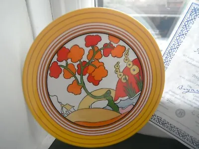 Buy CLARICE CLIFF  BRIDGEWATER   PLATE - By WEDGWOOD - MINT/CERT' & BOXED • 20£