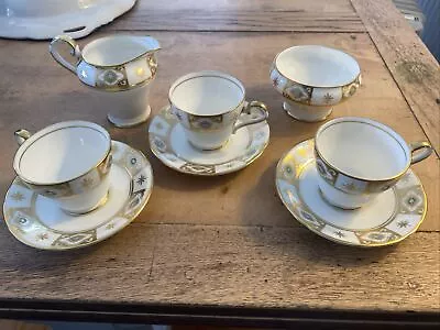 Buy Aynsley ‘Belmont’ Vintage English Tea Set - Duos For 3 Milk Jug Sugar Bowl • 29.99£