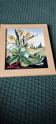 Buy Moorcroft Daffodils And Blue Flowers Plaque • 110£