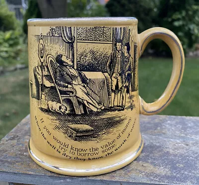 Buy James Kent Old Foley THE WAY TO WEALTH Staffordshire England 14 Oz Coffee Mug • 12.24£
