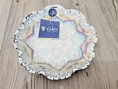 Buy Efe Glass Turkish Handmade Decorative 100% Genuine Silver Plate Bowl Dish 8.5 . • 9.99£