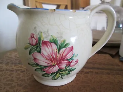 Buy Vintage Lord Nelson Ware Cream Floral Jug • 10£