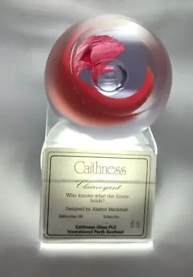 Buy Caithness CLAIRVOYANT Paperweight Ltd Ed  No 68/750 Alastair MacIntosh.FREE P +P • 29.99£